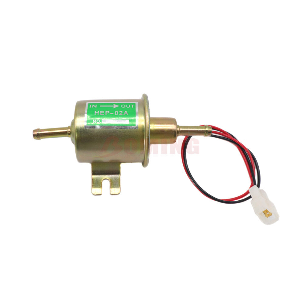 1PC 12V Electric Fuel Pump HEP-02A Universal Inline Low Pressure Gas Diesel NEW