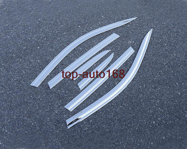 for BMW X3 2018-2024 Chrome Window Visor Vent Sun Shade Rain Guard Door Visor