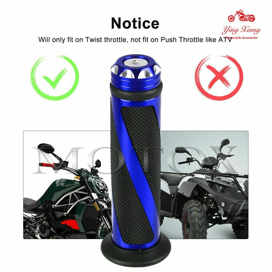 7/8 Handle Bar Hand Grips Fit For 250 300 Z650 ZX14R ZX10R 650