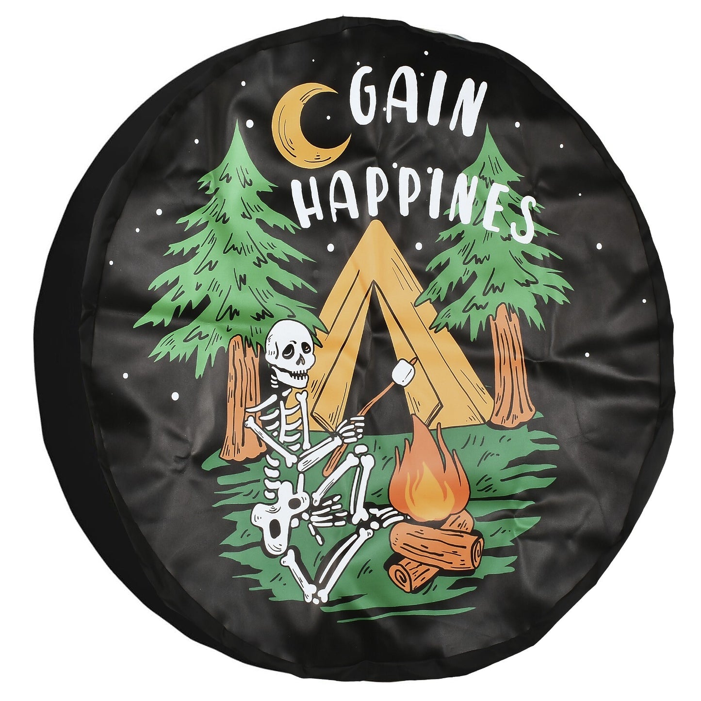 16 Gain Happines Trailer Spare Tire Cover Rear Tyre Cover Waterproof Protector