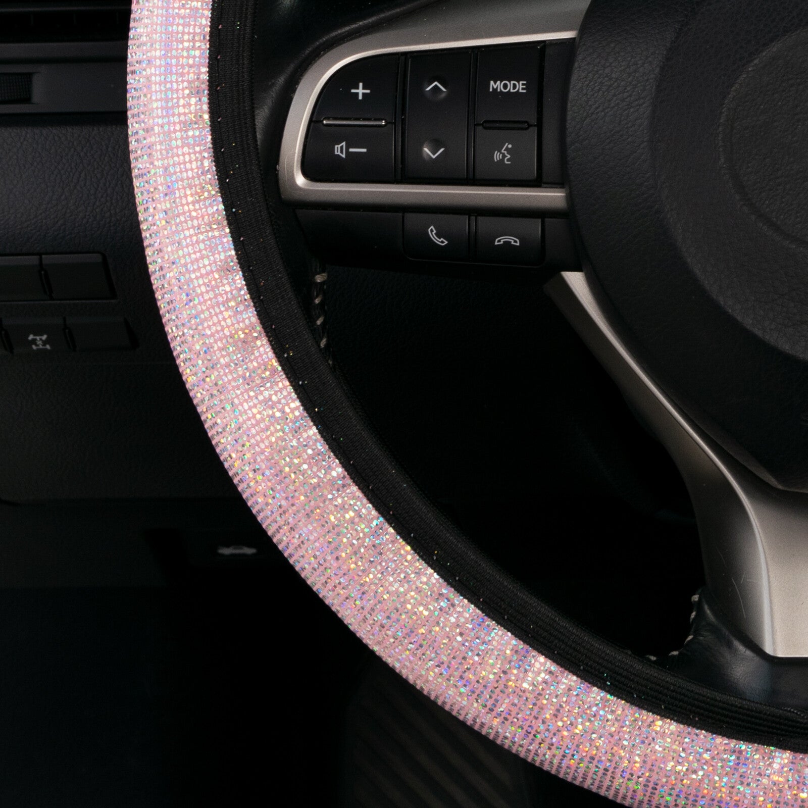 Universal 38 cm Car Steering Wheel Cover Crystal Bling Diamond Sparkled Fashion