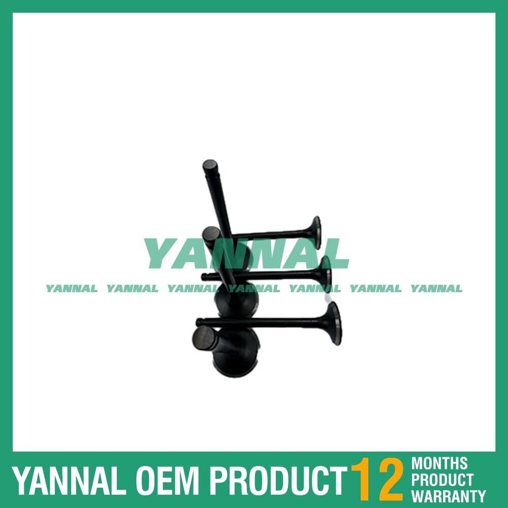 D782 Intake and Exhaust Valve Kit for Kubota GR2110, ZD21, B7410, and L200 Tractors