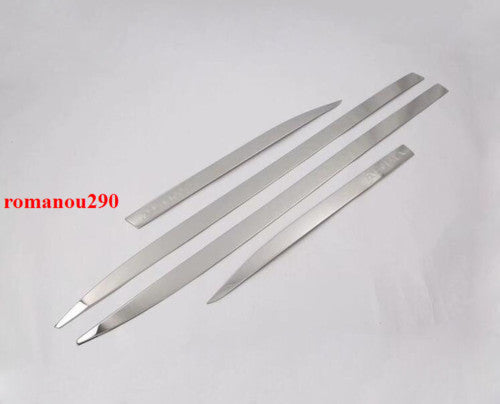 4P for Nissan Altima 2019-2022 Outside door body side molding chrome trim Steel