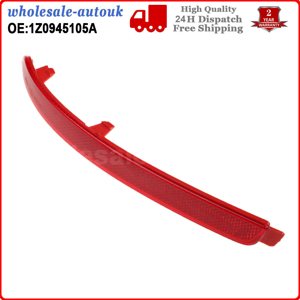 for Skoda Octavia MK2 1Z5 1Z3 Rear Bumper Reflector Cover Red Left 2008-2013