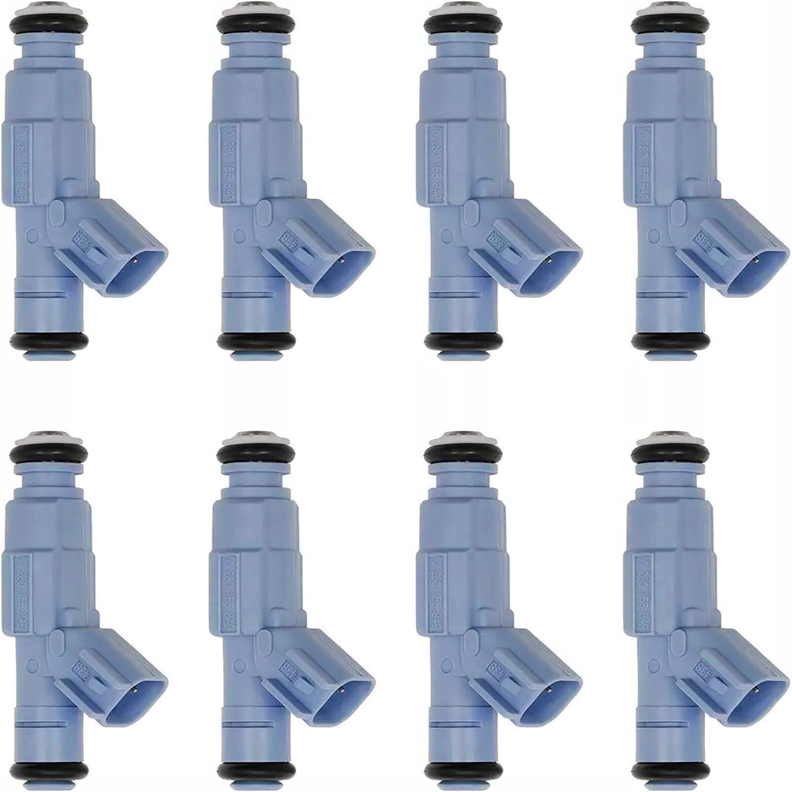 Plastic 8PCS Fuel Injectors for Dodge Dakota Durango for Ram 1500 4.7L V8 2001-2007