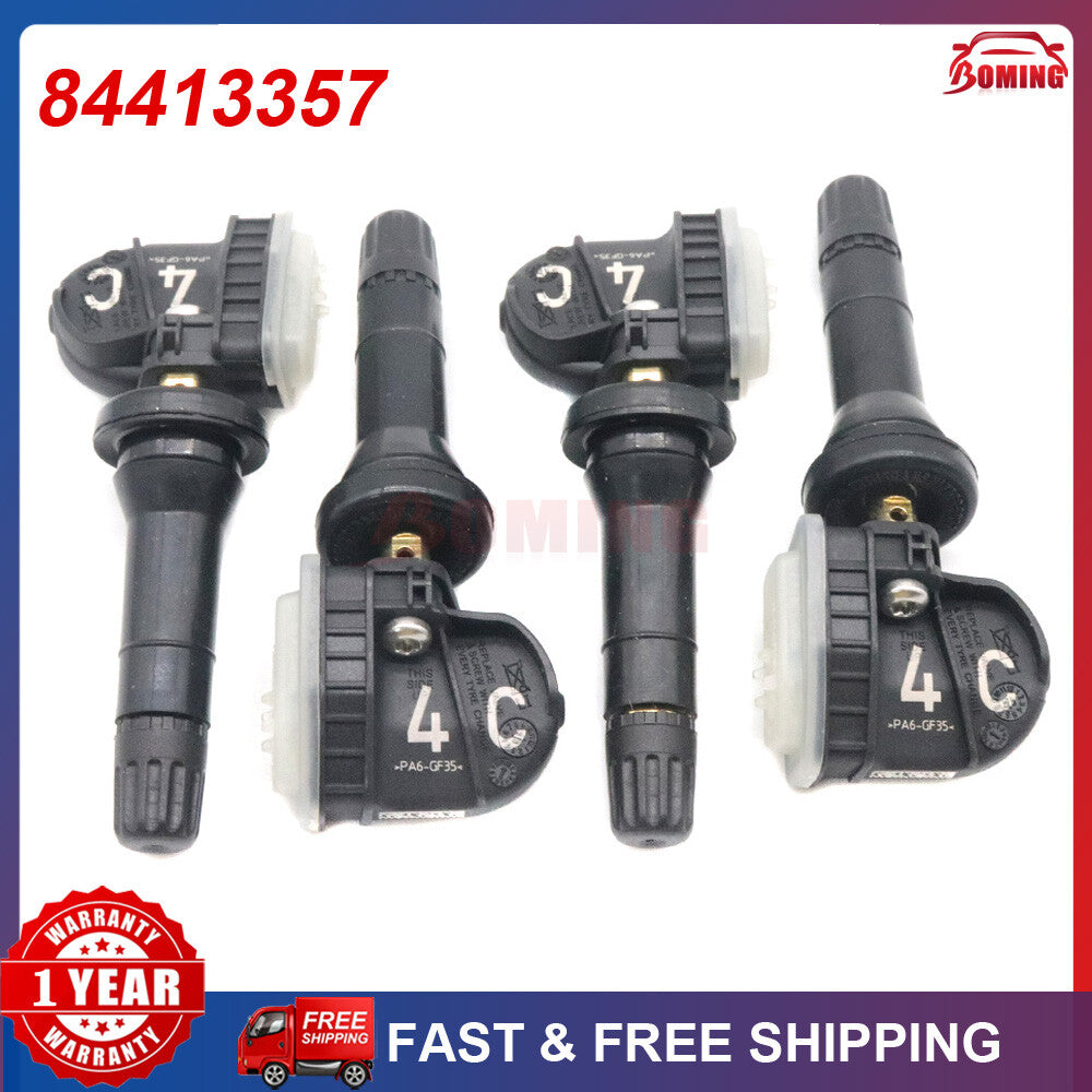 84413357 4PCS New For 2018-22 for GMC for Cadillac for Chevy for Buick TPMS Tire Pressure Sensor