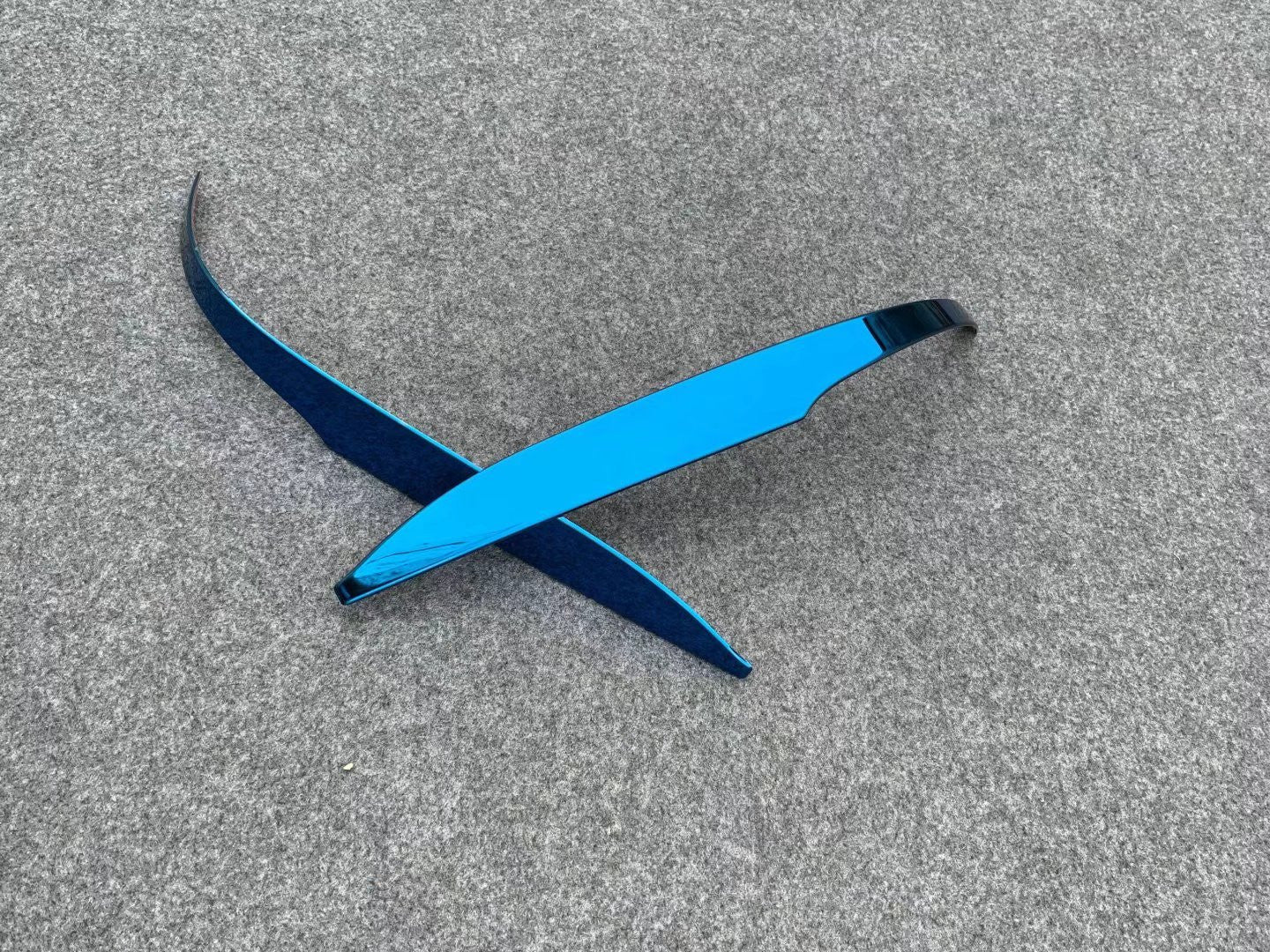 Rearview Side Mirror Strips Trim Blue S.Steel For 2020-2023 for Toyota Harrier Venza
