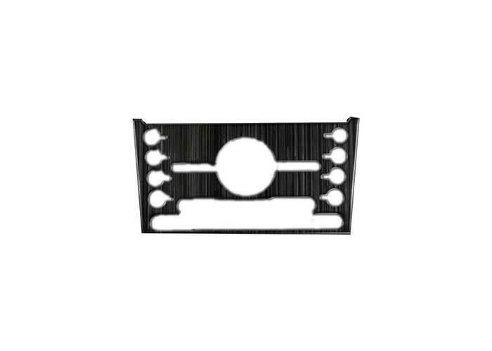 for Ford Explorer 2011-2019 Black Steel Console Volume Switch Button Panel 1PCS
