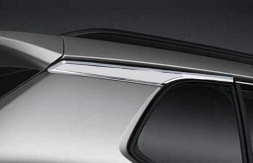 ABS Chrome Rear Window Side Spoiler Cover Trim for Toyota for Corolla Cross 22-24 2P