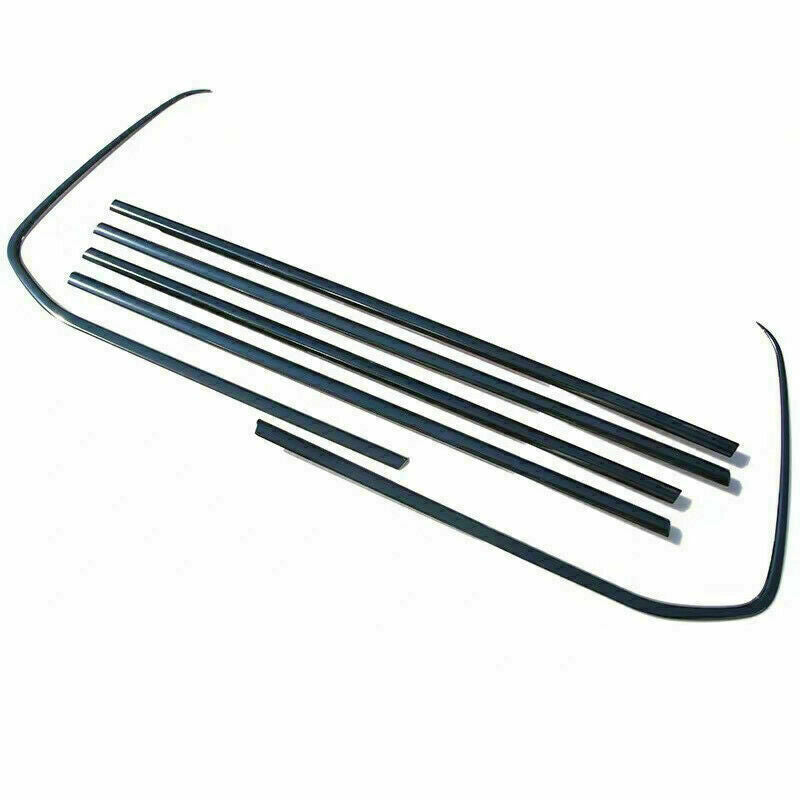 Black steel Lower Window Sill Trim Molding Cover for Toyota for Land Cruiser 2008-21