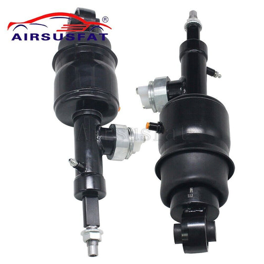 A pair of left and right air suspension shock absorber assemblies for Infiniti QX56 and QX80 RWD
