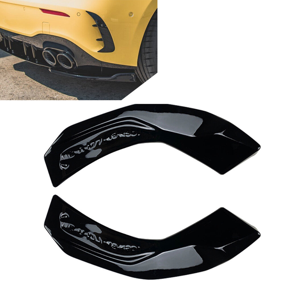 2pcs Rear Bumper Both Side Lip Molding Trims for Mercedes-Benz A-Class W177