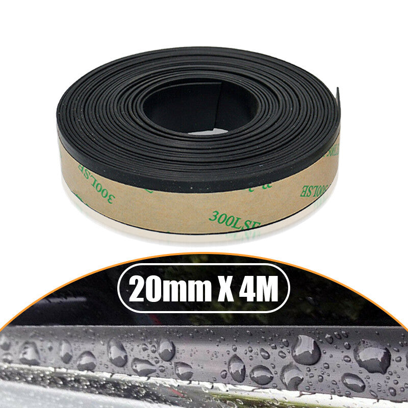 4M Universal Rubber Seal Strip Molding Edge Trim Car Door Window Protector Guard