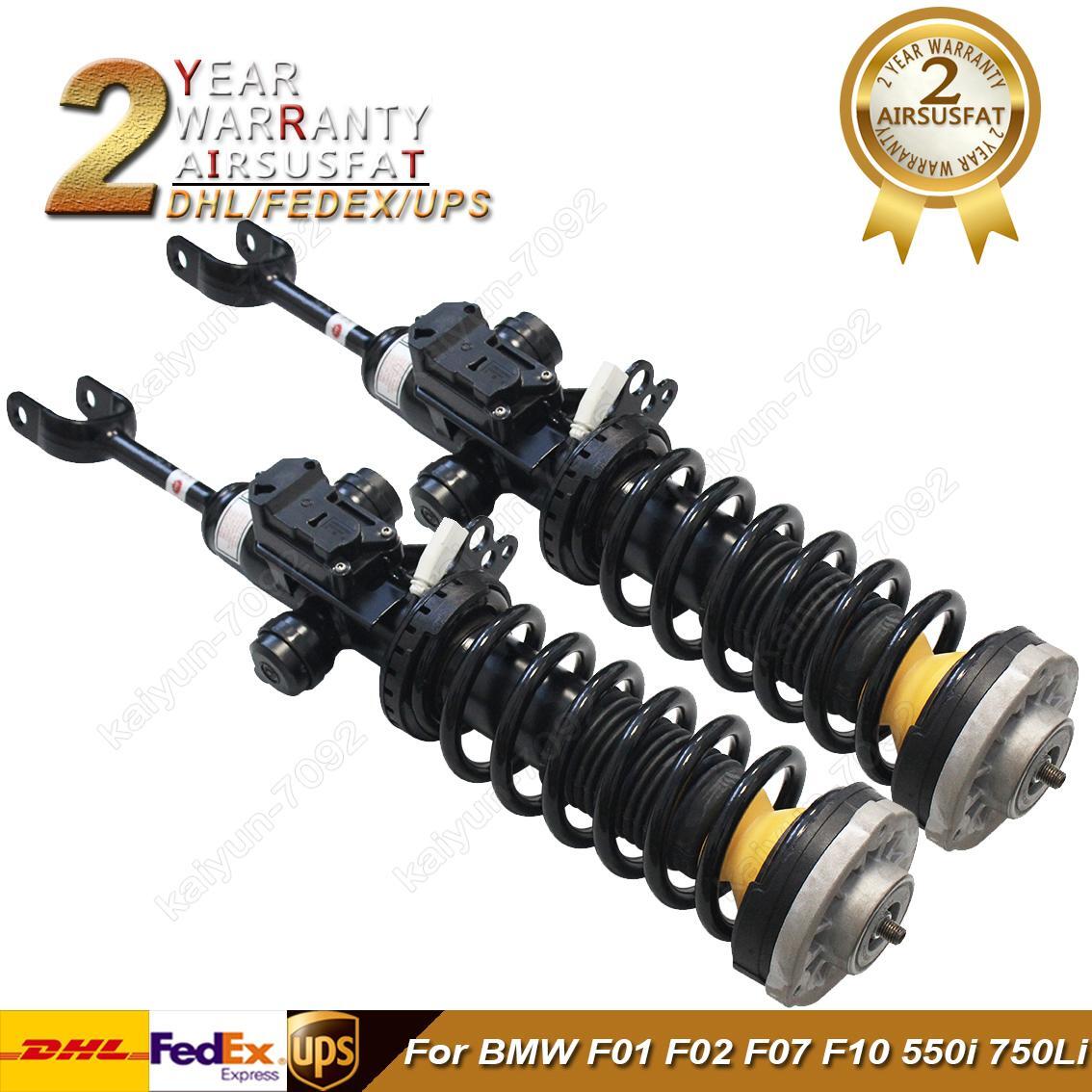 Pair Front R+L Shcok Asborber Struts for BMW F01 F02 750Li 760Li 2WD 37116851125