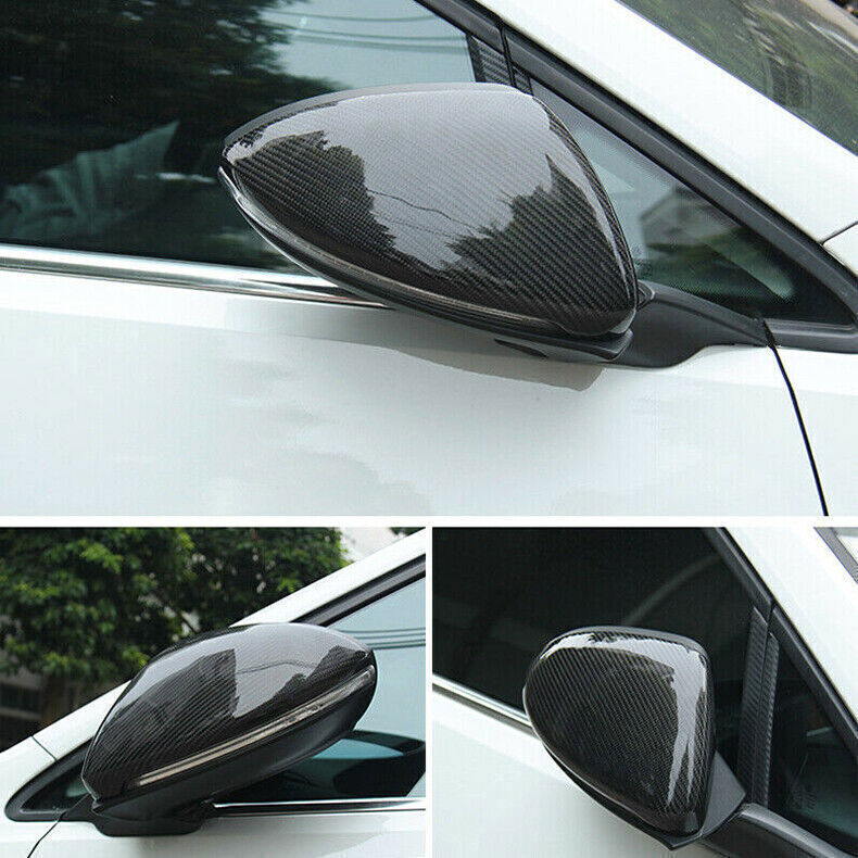 for Kia Forte K3 19-24 Carbon Fiber Style Side Door Rear View Mirror Cover Trim
