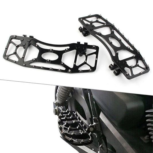 For Touring Electra Road Glide Dyna FLD 2x Wide Foot Pegs Floorboard Floor Board