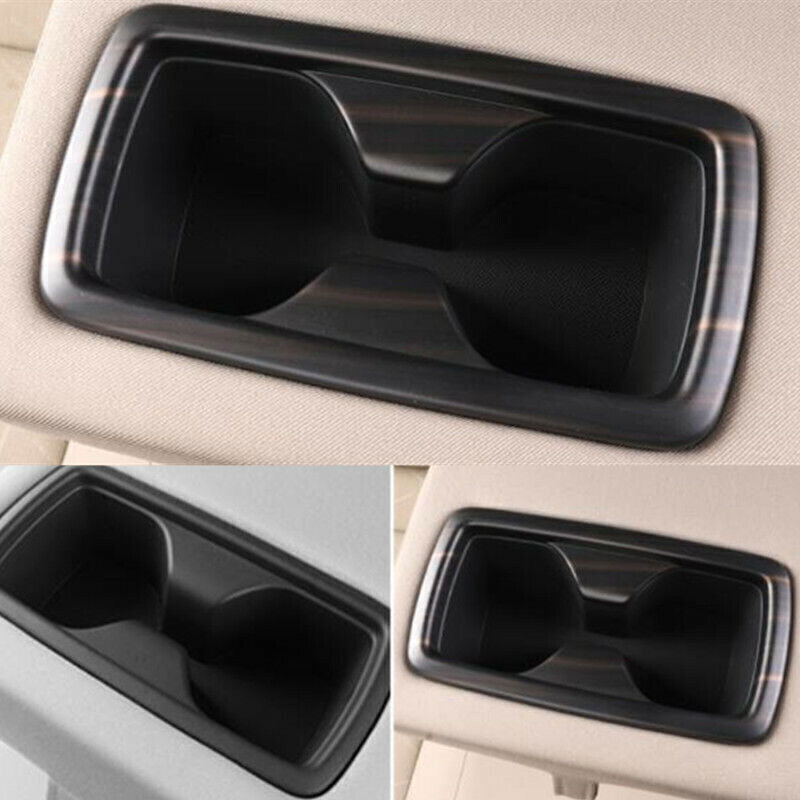 for Toyota Venza 2021 -2024 Peach Wood Grain Rear Water Cup Panel Cover Trim 1X