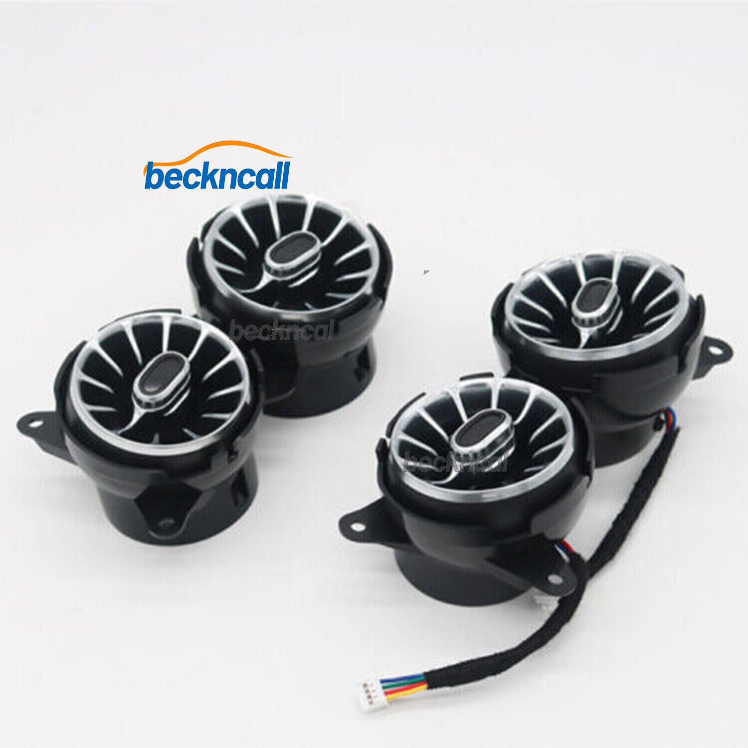 64 Colors Front Air Vent LED Ambient Light for Mercedes-Benz S W222 2018-2020