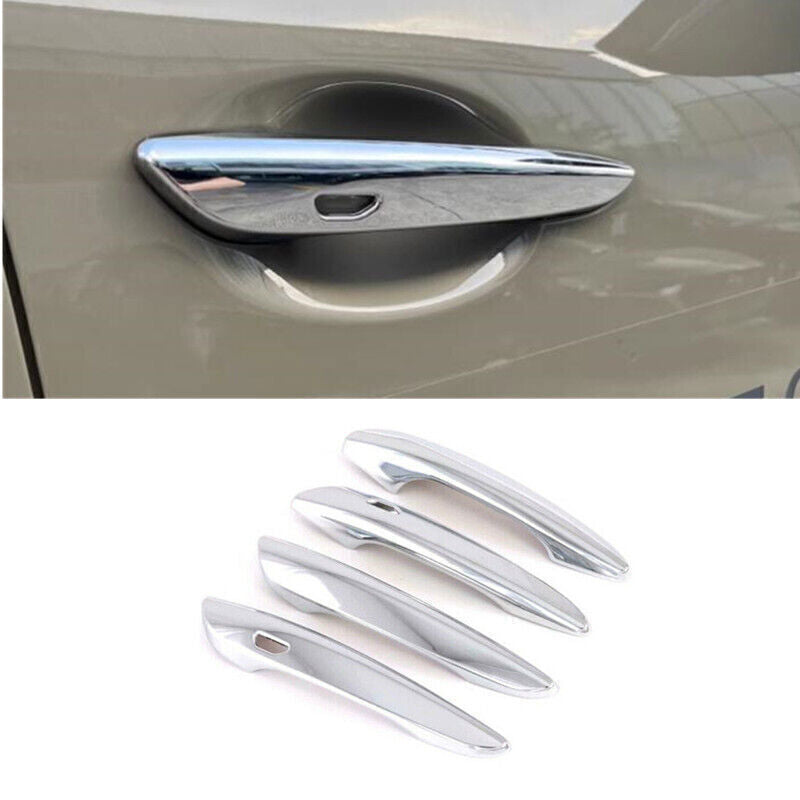4P ABS Chrome Side Exterior Door Handle Molding Cover Trim for Mazda CX-50 23-25