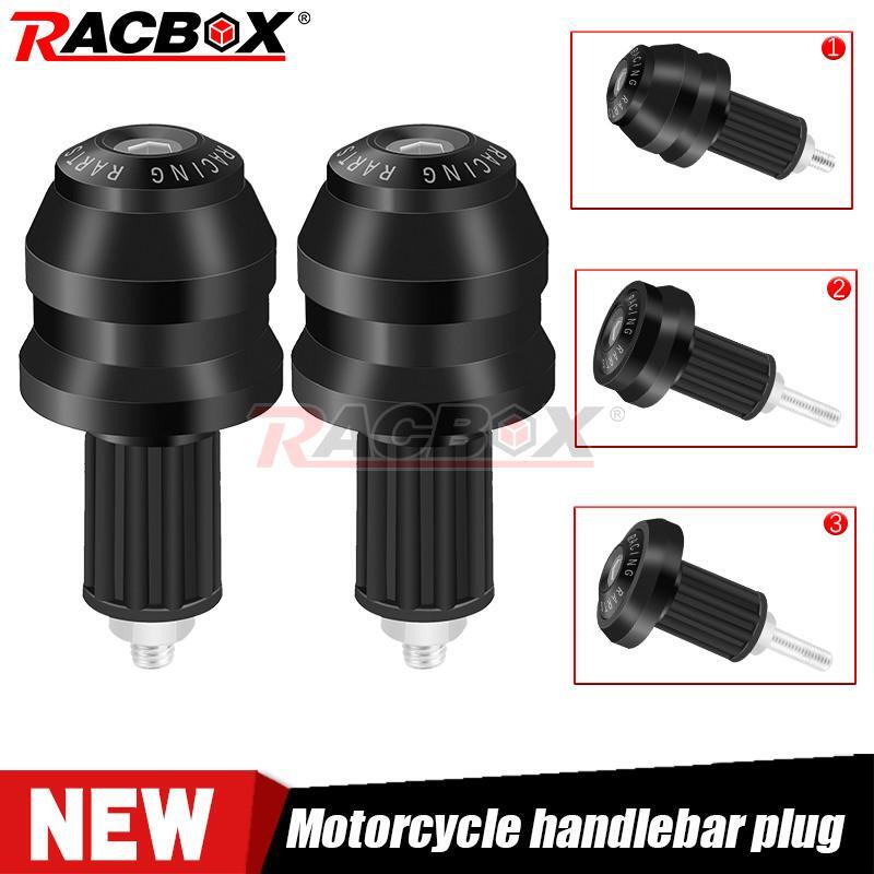 Universal Motorcycle Handlebar Bar End Plug Caps Grips Slider 7/8 Aluminum CNC