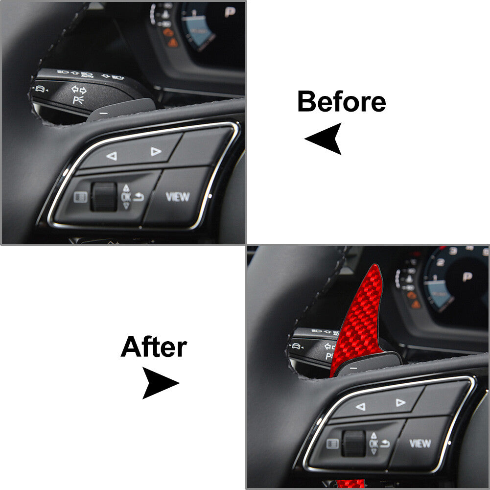 Steering Wheel Shift Paddle Extension for Audi A3 A4 A5 Q3 Q7 S4 S5 S8