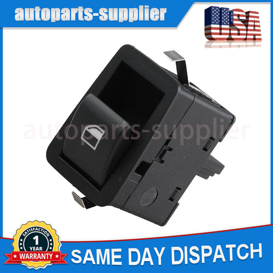 Power window switch compatible with for BMW 320i, 323i, 325i, 328i, and 330i. Left rear window switch number: 61316902174