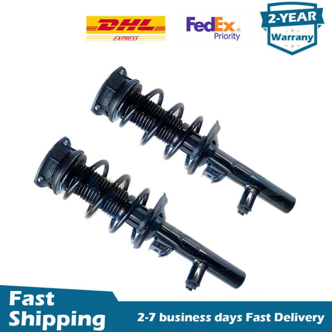 2PCS Front Shock Struts Assys for VW for Golf for Jetta MK7 R GTI for Seat Leon 2015-2022