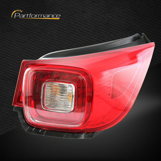 External LED taillights on the right side are applicable to the 13-15 Malibu LTZ / 16 Malibu Limited LTZ.