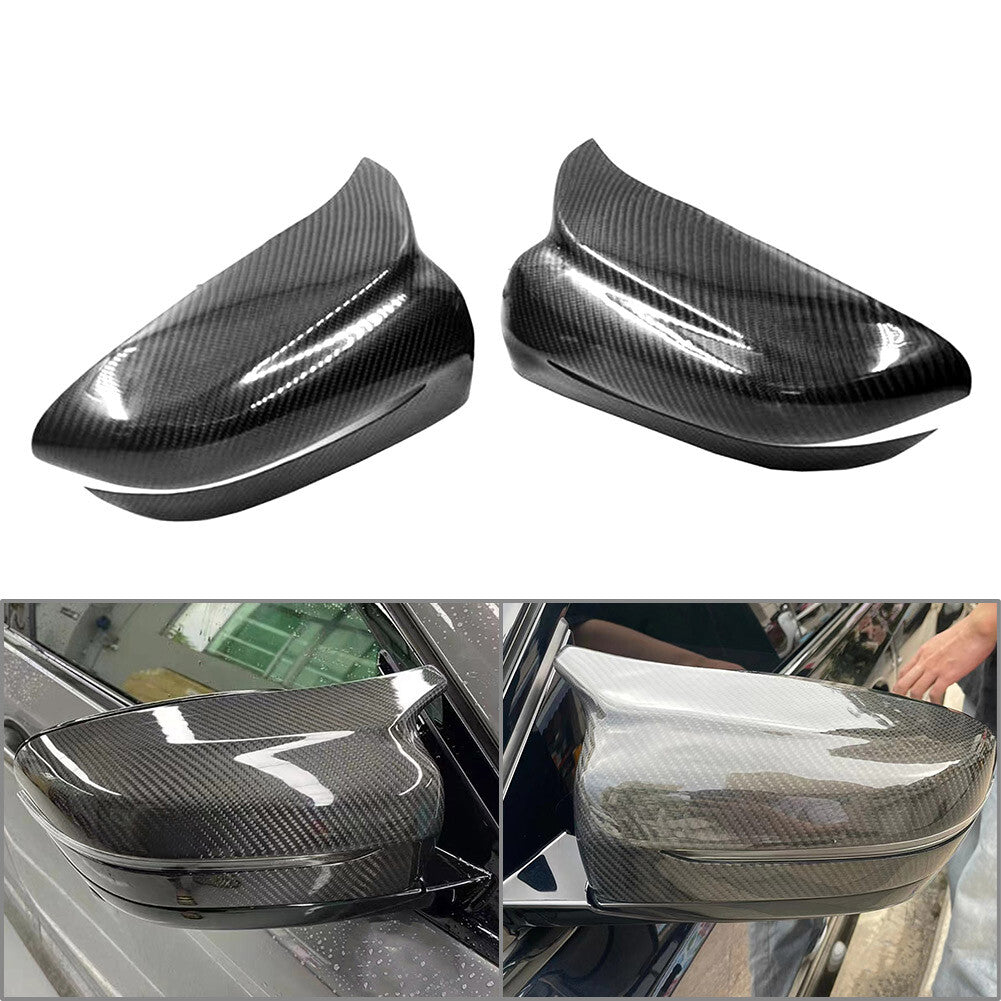 Rearview Door Mirror Cover Side Wing Mirror Protective Cap for BMW 3 4 5 6 7 8