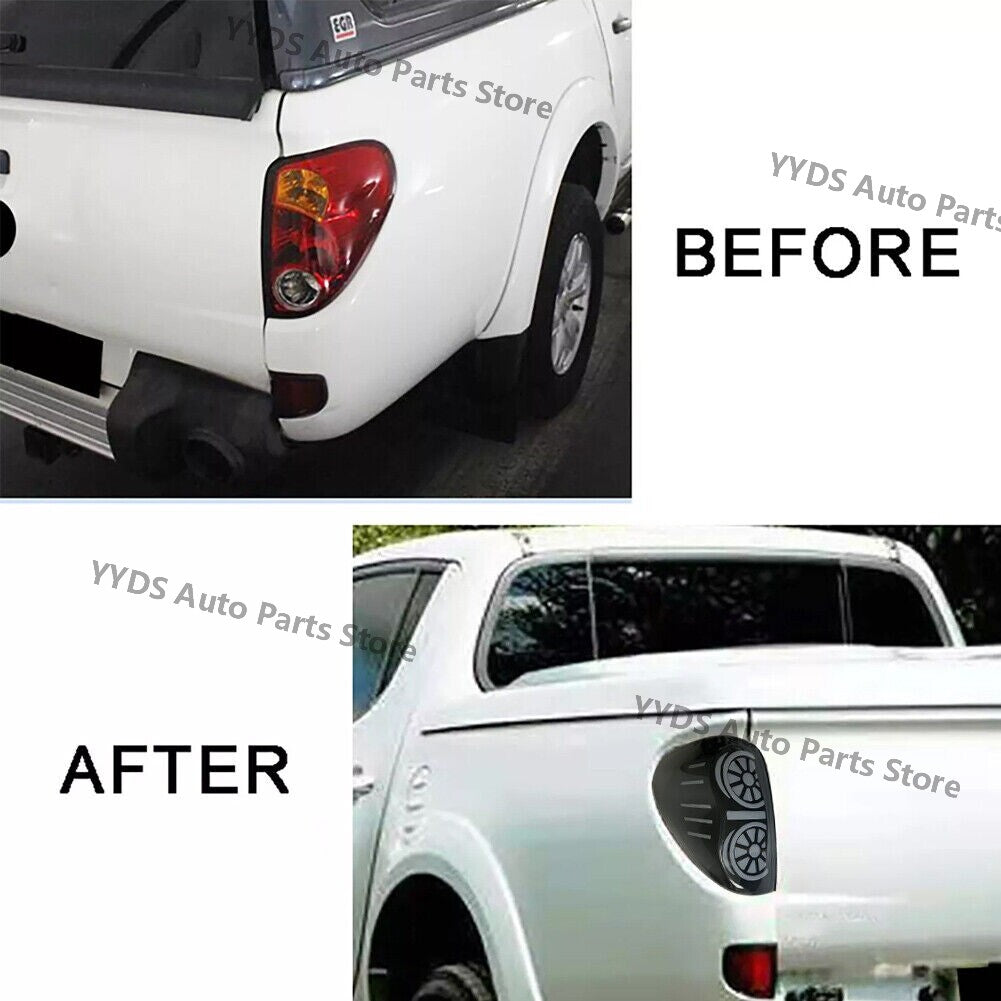 1 Pair Side Rear Tail Light Fog Stop Lamp for Mitsubishi Triton L200 2005 2014