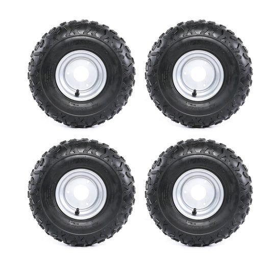 4-piece set of 6-inch wheels, 145/70-6 rims, 3 bolts, 145x70-6 all-terrain vehicle, four-wheel go-kart.