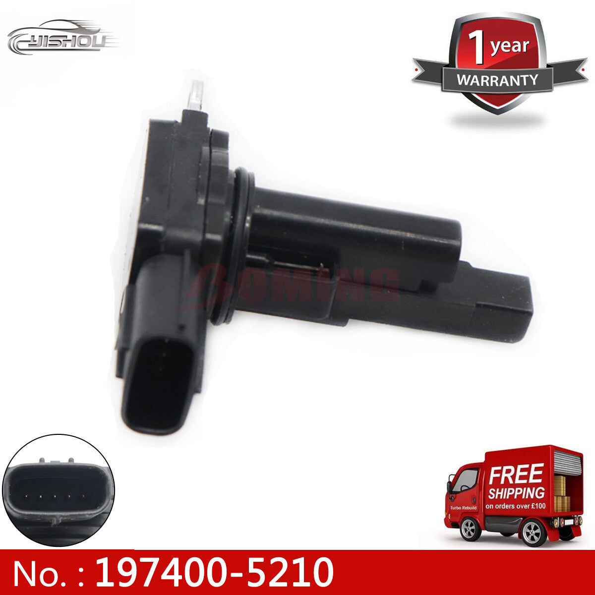 Mass air flow meter sensor for Suzuki SX4 2007 - 2009 Vitara II for Swift 197400-5210