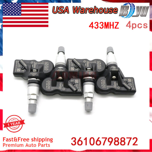 4x New 6798872 TPMSTIRE PRESSURE SENSOR for BMW 2 3 4 5 6 7 Series X1 Z4 for Mini