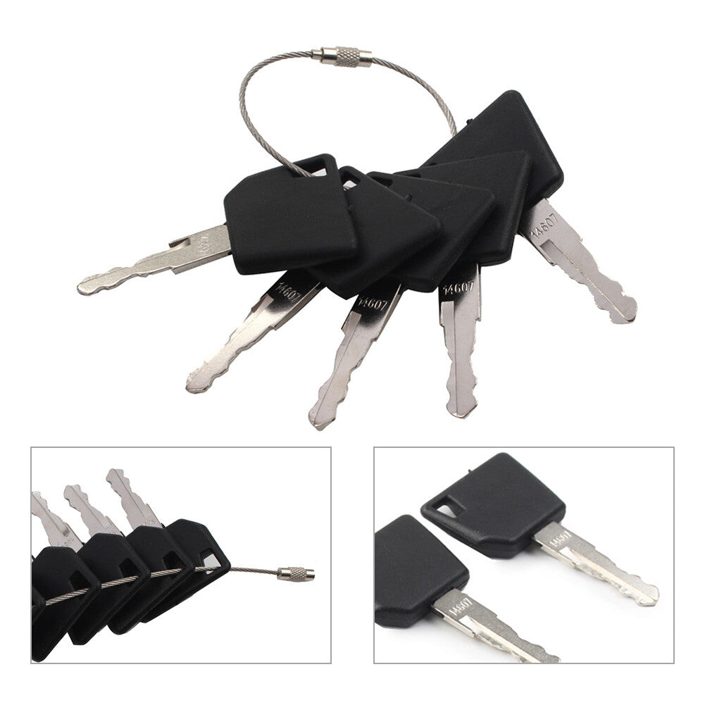 Ignition Keys For JCB 14607 701/45501 for Volvo Bobcat Caterpillar 14607 5PCS