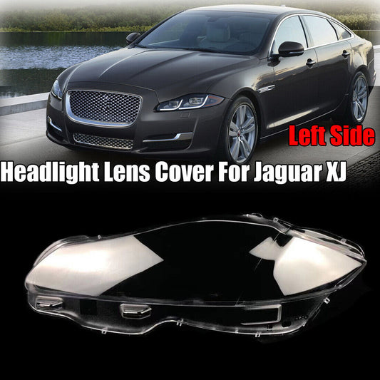 Left Front Headlight Lens Cover for Jaguar XJ 2010-2019 Clear LampShade Cap