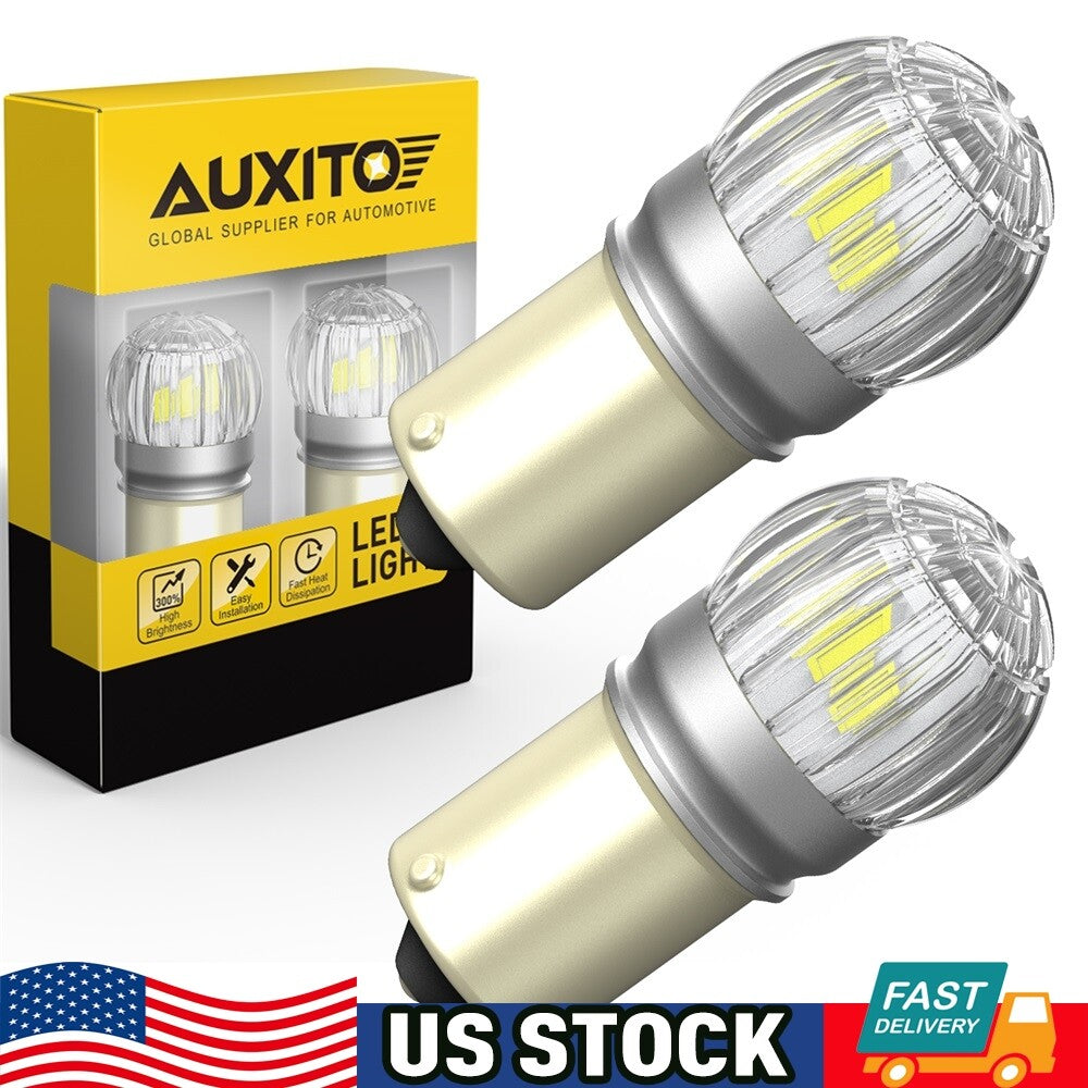 2-Piece BA15S LED Reverse Backup Bulb 7506 1156 6000K for Ram 1500 1994 - 2001 B