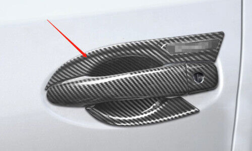 for Toyota RAV4 2013-2018 Carbon Fiber ABS Exterior Door Bowl Cover Trim Decorat