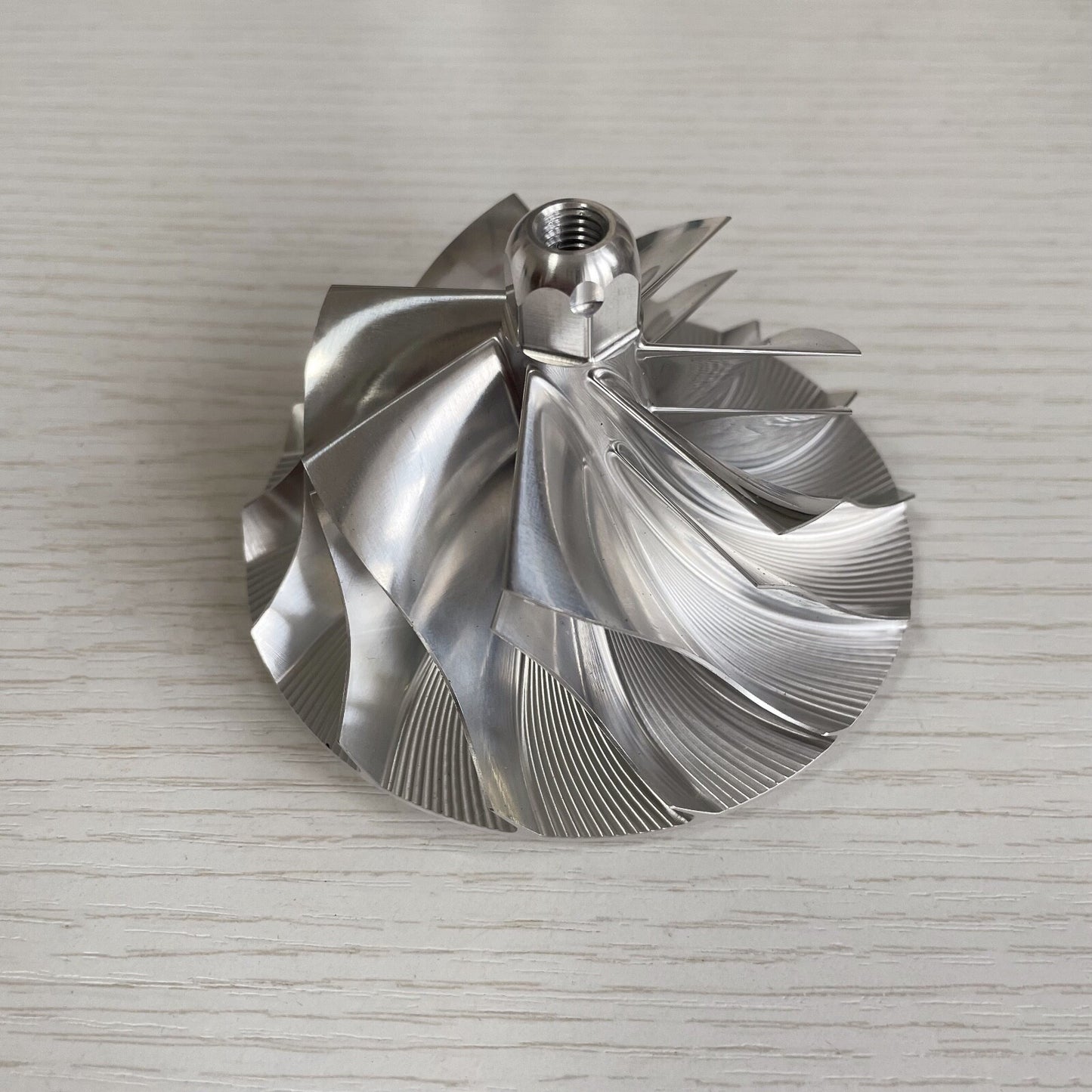 PTE68 68.00/92.45 mm 7+7 Blade A22268-02 REV A 02109 Billet Compressor Wheel