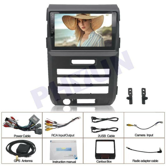 WIFI 3G 4G for Ford F150 2009-12 Model A Android 10.1 16GB Car Stereo Radio GPS