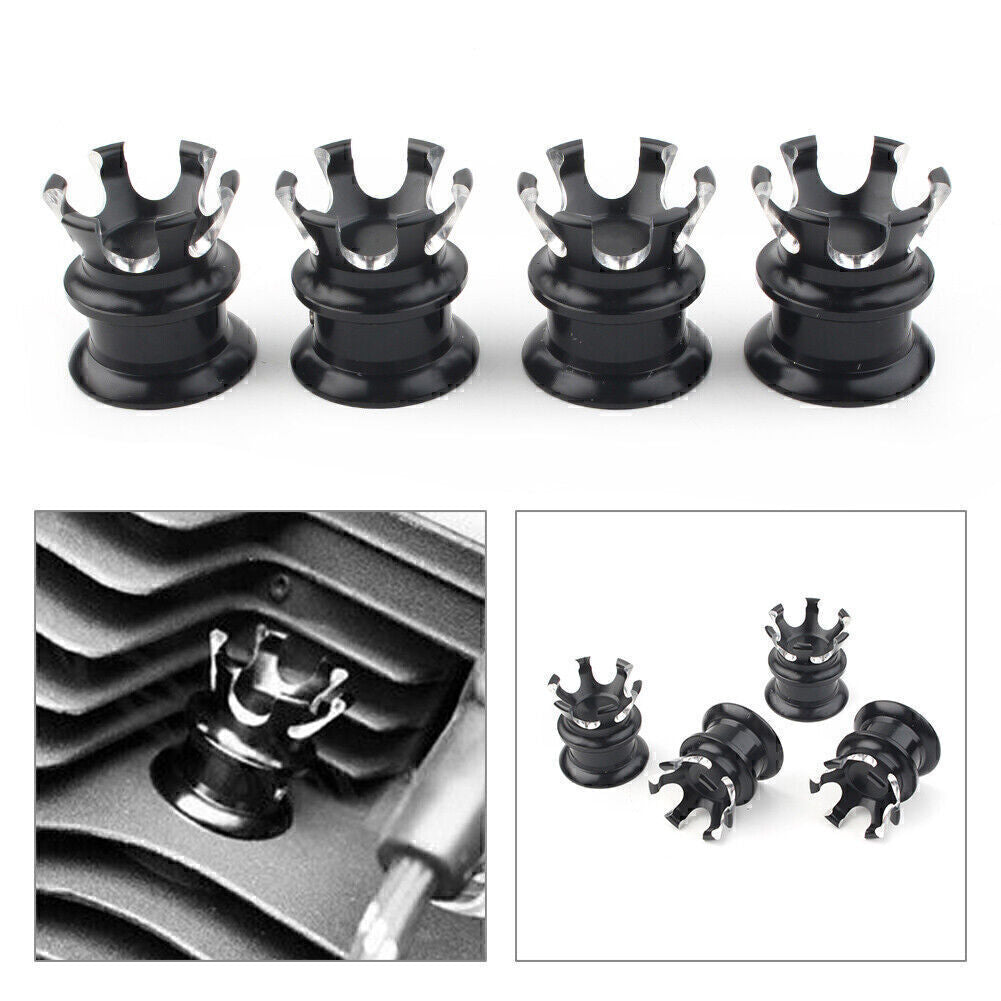Motorcycle Engine Head Bolt Topper Cap Cover Trim Fit Sportster XL883 1200 Black