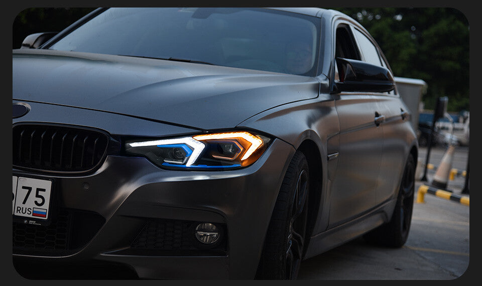for BMW F30 F35 3 Series 2013-2019 LED Headlight Assembly Projector Turn Signal