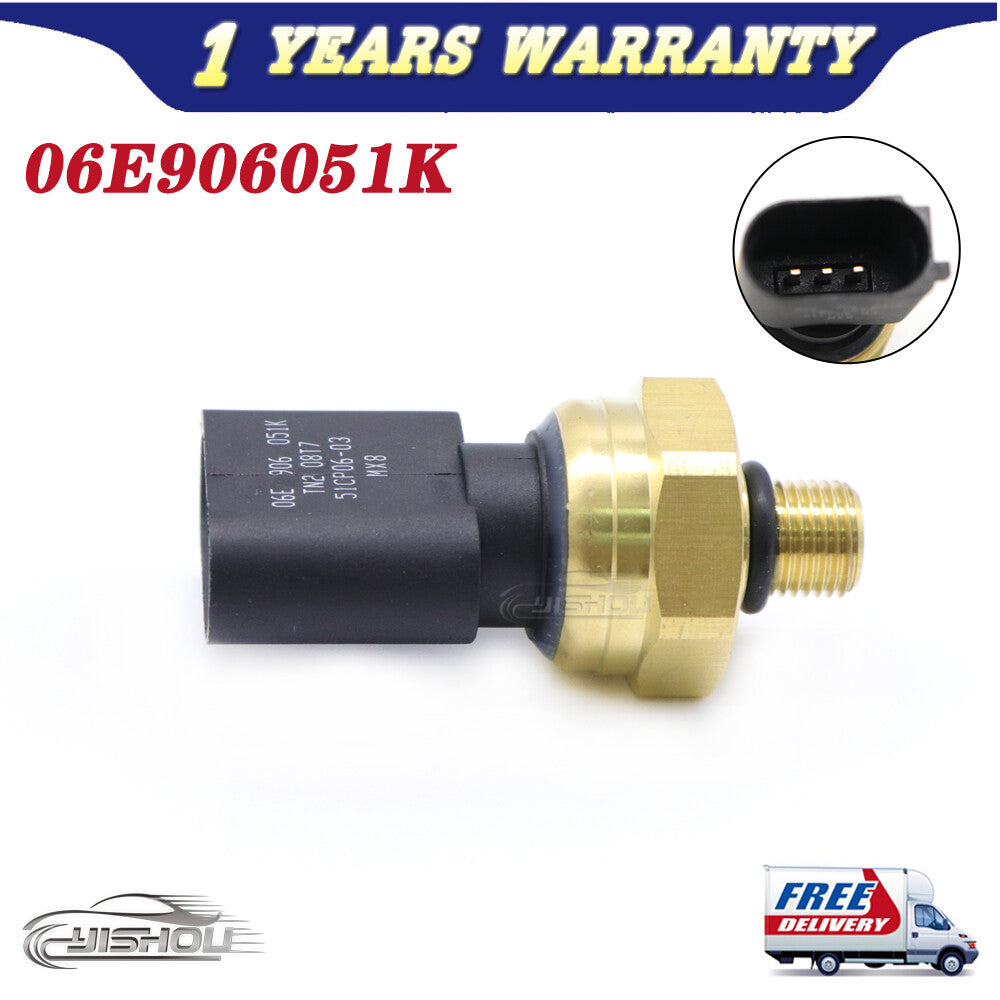 New Fuel Pressure Sensor 06E906051K for VW for Audi for A4 for A6 Quattro for Volkswagen for Jetta