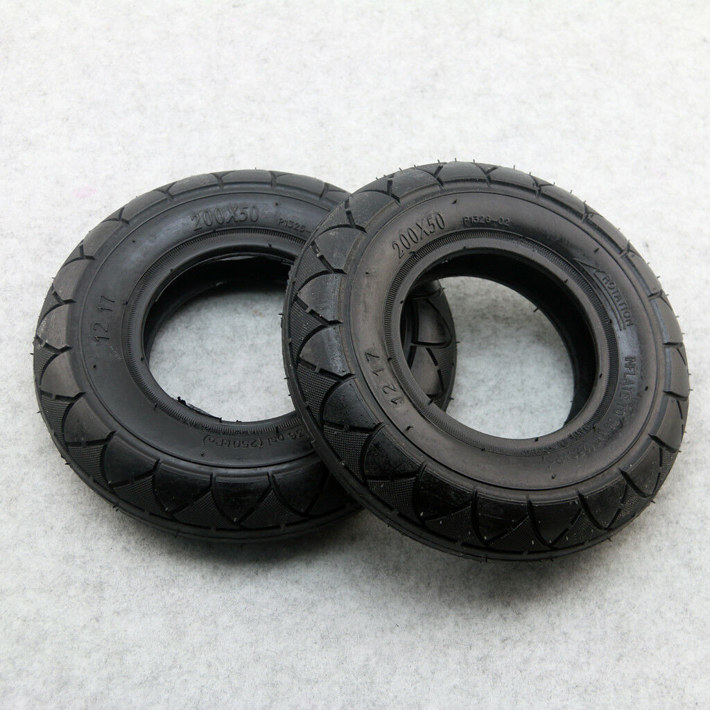 2Heavy-Duty 200X50 TireInner Tube for Razor Dune Buggy Power Electric Scooter