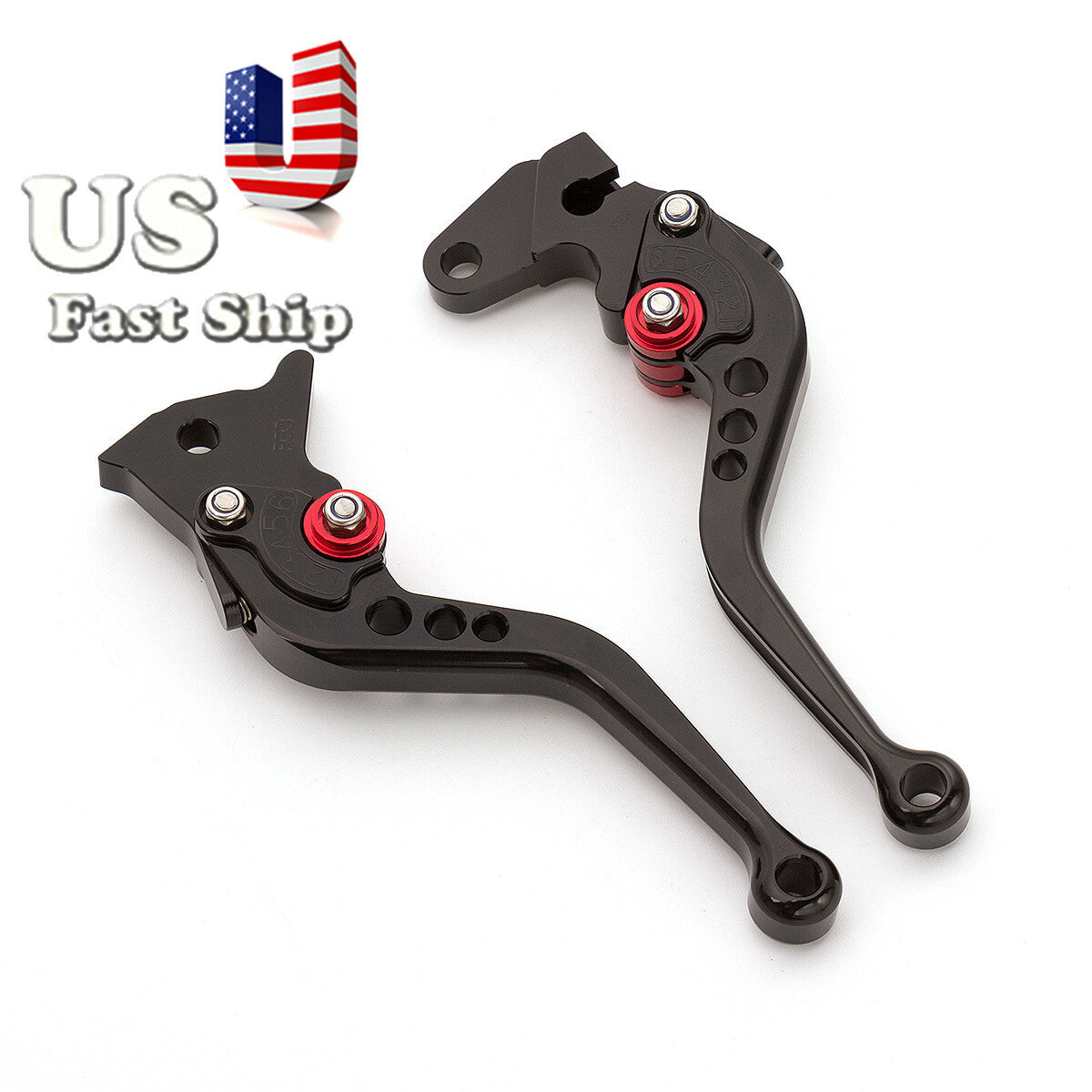 Suitable for BMW 2017, 2018, 2019 - 2023 G310R and G310GS, with short front disc and rear drum brake levers.