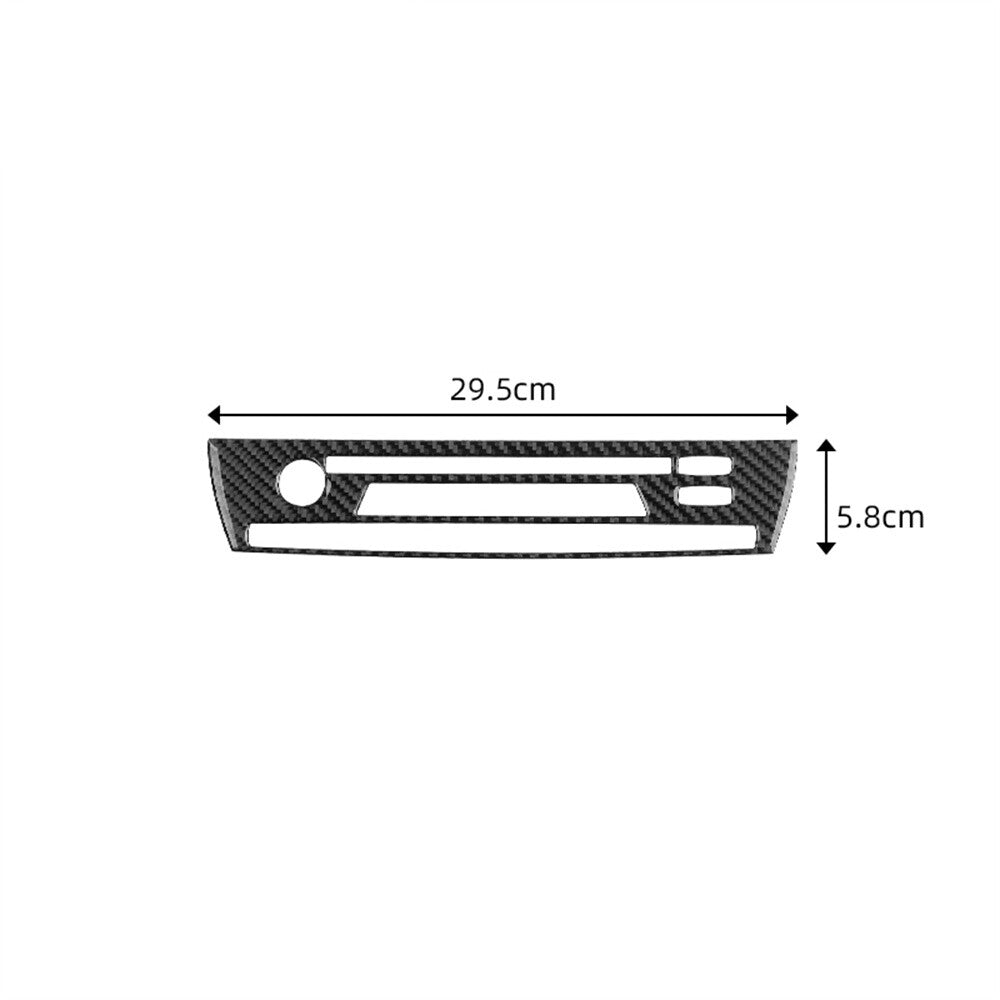 Carbon Fiber CD Console Trim Type A for BMW X3 2004-2010