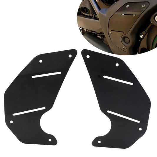 Engine Cover Plate Side Panel for Kawasaki Vulcan S 650 EN650 VN 650 ABS Black