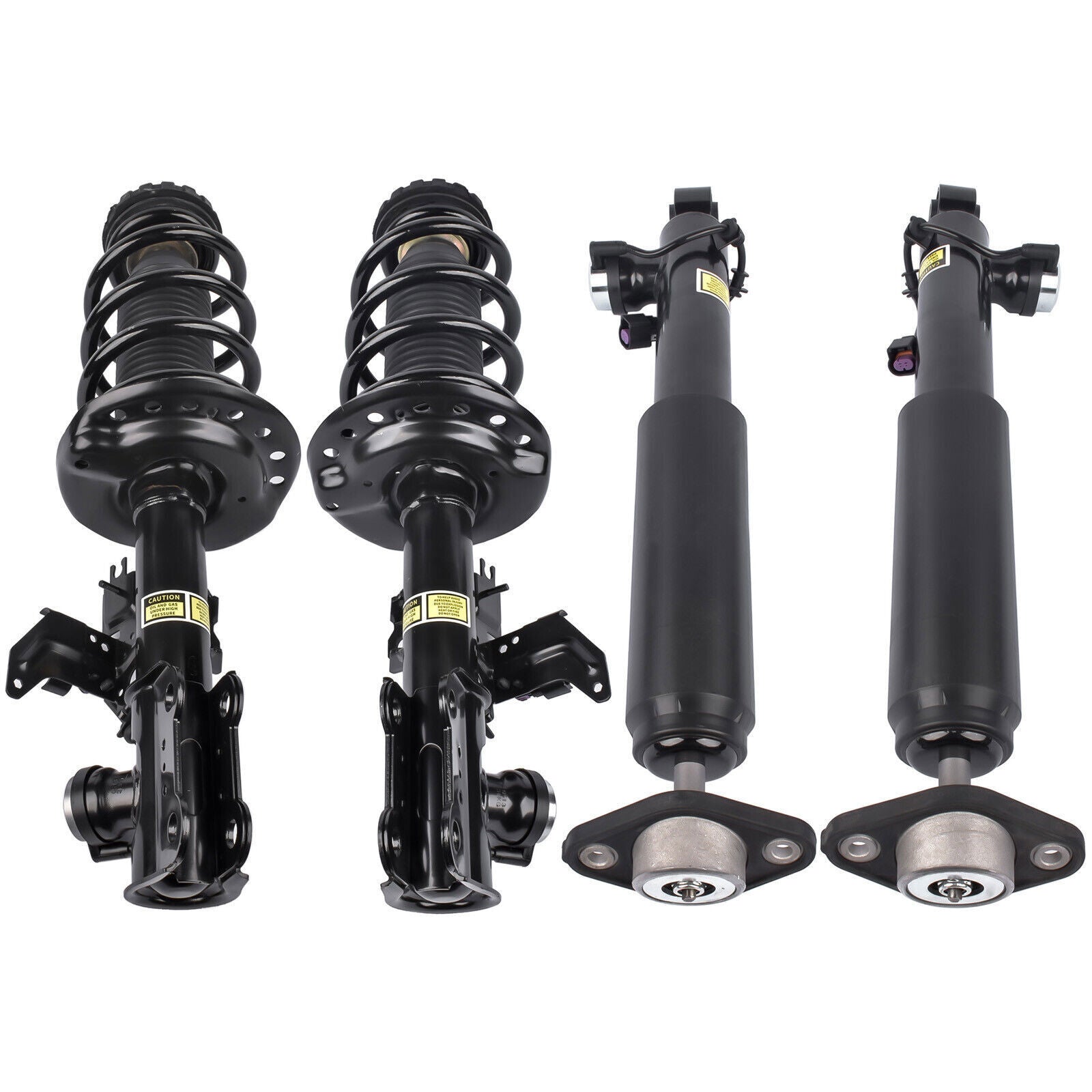 A pair of rear shock absorber struts with electric adjustment suitable for Lincoln for Navigator and for Ford Expedition