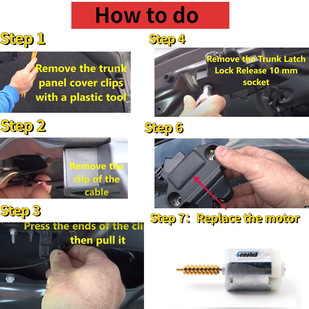 Power Trunk Lock Latch motor for 2009-2016 for Renault Koleos 2011-2017 for Nissan LEAF
