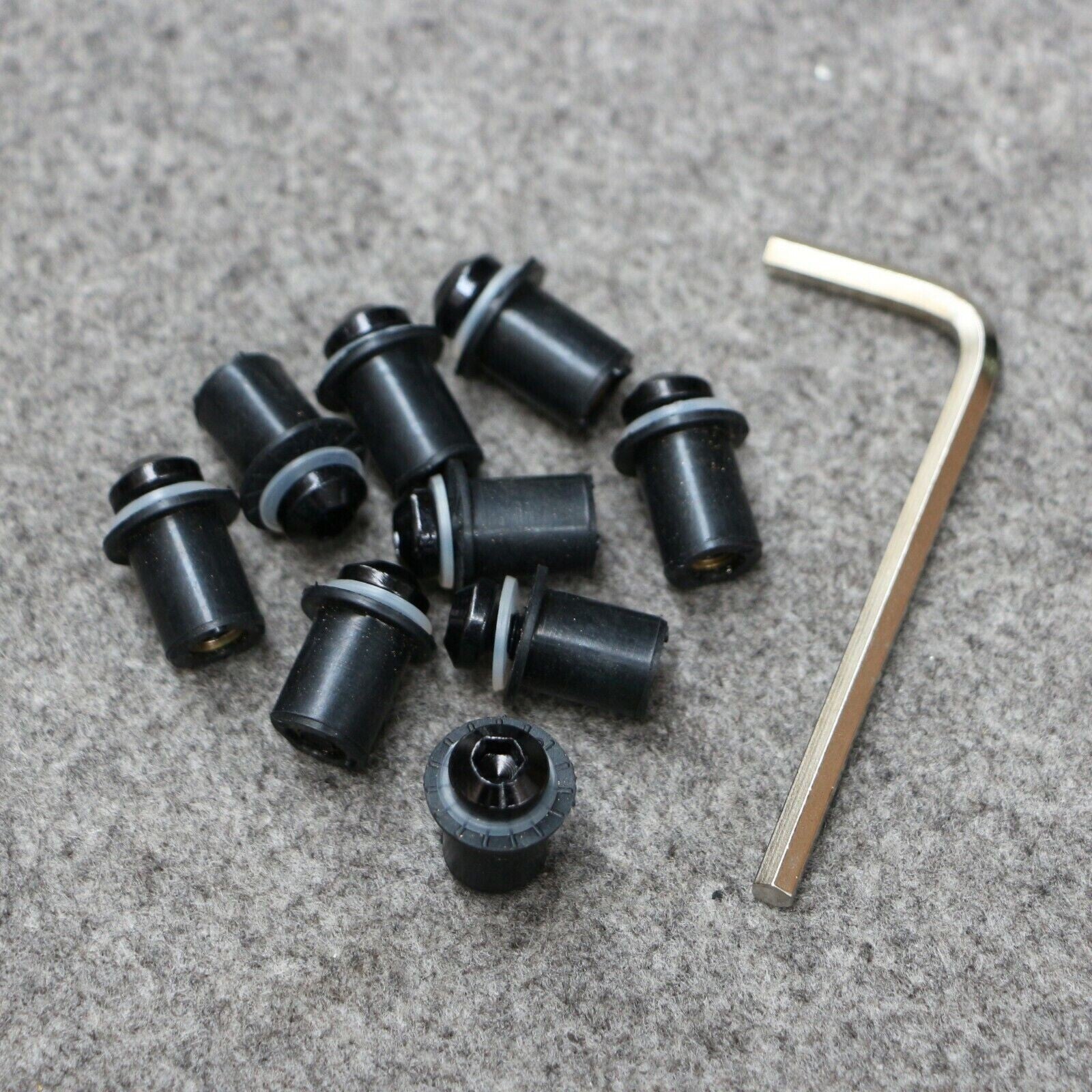 10PCS Windscreen Windshield Bolt Screw Kit Fit For GSX-S1000/750 GSXR600/1000