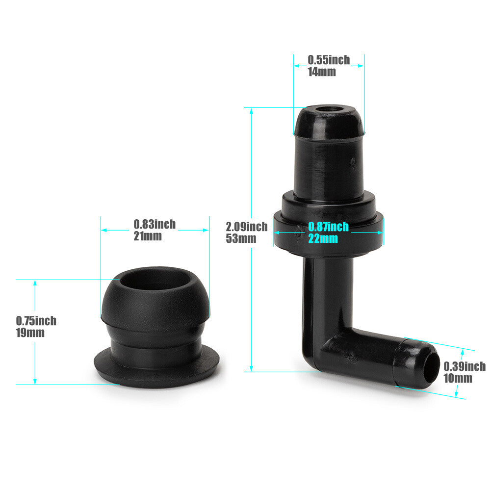 17130-PK1-003 PCV Valve and Grommet Kit KP106 for Toyota for Camry for Sienna 1988-2002